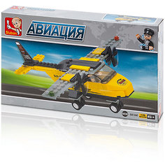 Конструктор "Авиация: Вертолёт", 110 деталей, Sluban