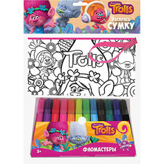 Набор "Раскрась сумка" Тролли. Centrum