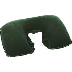 Подушка надувная под шею, темно-зеленая, Bestway
