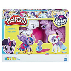 Набор для лепки Hasbro Play-Doh My little pony - Твайлайт и Рарити