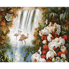 Живопись на холсте "Райский сад", 40*50 см Белоснежка
