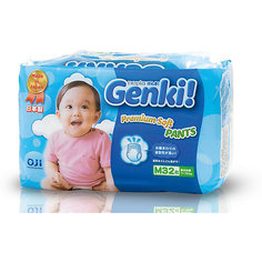 Трусики Nepia Genki,7-10 кг., размер M, 32 шт., Genki