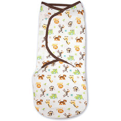 Конверт на липучке Swaddleme, размер S/M, Summer Infant,  джунгли