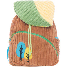 Рюкзачок "Лес", бежево-зеленый,  20*28 см. Shantou Gepai