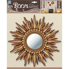 Декоративное зеркало среднее № 2, Room Decor, золото