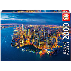 Пазл "Нью-Йорк с высоты птичьего полета", 2000 деталей, Educa