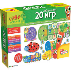 Обучающая игра "Лаборатория 20 игр с интерактивной морковкой", Lisciani