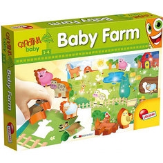 Обучающий паззл "Ферма с 3D-фигурками", Lisciani