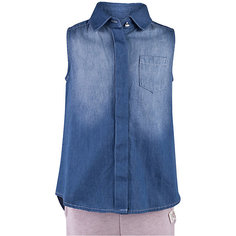 Блузка джинсовая для девочки  BUTTON BLUE