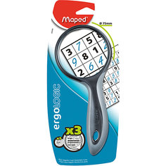 Лупа ERGOLOGIC, цвет черный, MAPED