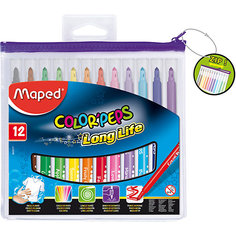Фломастеры COLORPEPS, 12 цветов, MAPED