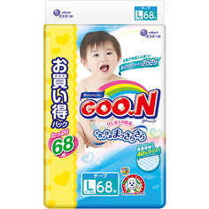 Подгузники ULTRA JUMBO PACK, 9-14 кг., L 68 шт., Goon