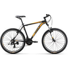 Велосипед  Ridge 1.0 V, 16 дюймов, черно-оранжевый, Welt
