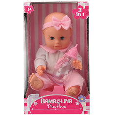 Кукла Bambolina, пьет и писает, с горшочком и бутылочкой, 33 см, DIMIAN