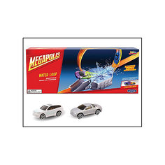 Металлическая машинка Color Twisters Water Splash-2 с треком, Autotime