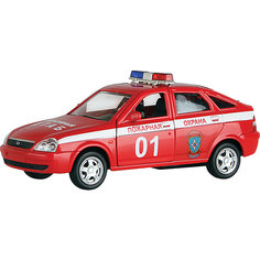Машинка "Lada Priora" пожарная охрана 1:36, Autotime