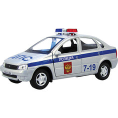 Машинка "Lada Kalina" полиция 1:34, Autotime