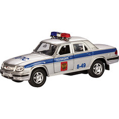 Машинка "ГАЗ-31105 "Волга" полиция 1:43, Autotime