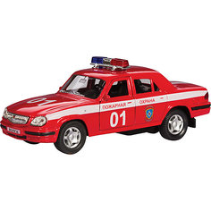 Машинка "ГАЗ-31105 "Волга" пожарная охрана 1:43, Autotime