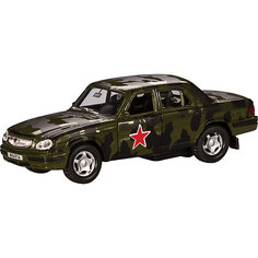 Машинка "ГАЗ-31105 "Волга" армейская 1:43, Autotime