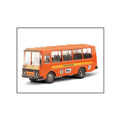 Машинка "ПАЗ-32053" техпомощь 1:43, Autotime