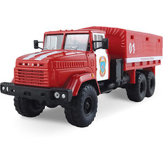 Машинка "KRAZ-6322" пожарная охрана, Autotime