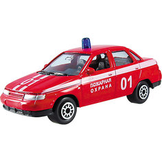Машинка "Lada 110" пожарная охрана 1:60, Autotime