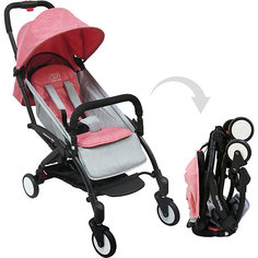 Прогулочная коляска Sweet Baby Mamma Mia Linen Milos, розовая