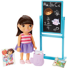 Игровой набор, Fisher Price, Даша-путешественница, Набор с грифельной доской Mattel