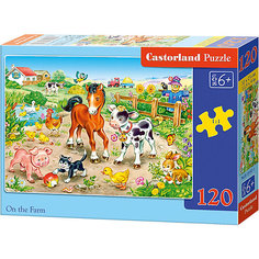 Пазл Castorland "На ферме", 120 деталей