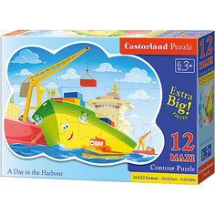 Макси-пазл Castorland "День в гавани", 12 деталей
