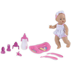Кукла "Le Petit Bebe" с аксессуарами для кормления, Loko Toys