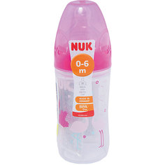 Бутылочка First Choice New Classic  Фламинго, 150 мл., NUK, розовый