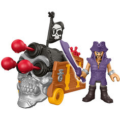 Базовая фигурка пирата Davey Jones &amp; Triple Can, Imaginext, Fisher Price Mattel