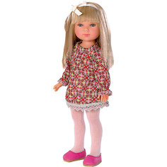 Кукла Карлотта, блондинка с челкой, Весна Бохо Шик, Vestida de Azul