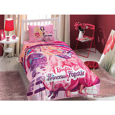 Постельное белье 3 пред. Barbie Princess Popstar, Ranforce/Disney, TAC