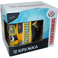 Кружка Transformers "Роботы под прикрытием" в подарочной упаковке, 240 мл. МФК профит