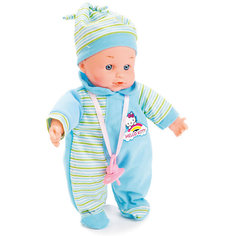 Пупс 30 см, озвученный, 30 звуков, мягкое тело, Карапуз