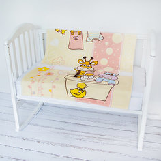 Плед- покрывало Micro Flannel, 100х118 см., Baby Nice, розовый