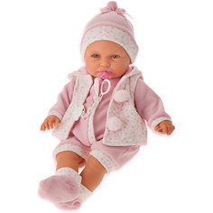 Кукла Бенита в розовом, 55 см, Munecas Antonio Juan
