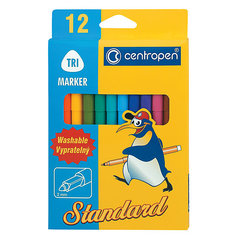 CENTROPEN Набор фломастеров STANDART TRIO