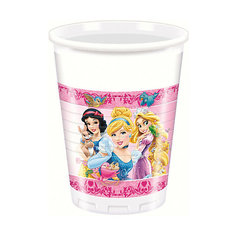 Стаканы пластиковые "Принцессы и животные" 200 мл 8 шт Procos