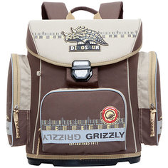 Ранец Grizzly без наполнения, коричневый