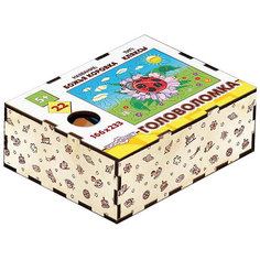 Головоломка "Кляксы. Божья коровка", Полноцвет