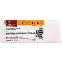 Пластика цветная 250г Сонет, белый Невская палитра