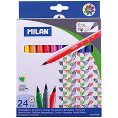 Фломастеры "610" 24 цвета Milan