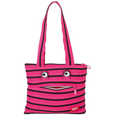 Сумка Monster Tote/Beach Bag, цвет розовый/черный Zipit