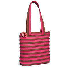 Сумка Premium Tote/Beach Bag, цвет розовый/коричневый Zipit