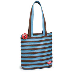 Сумка Premium Tote/Beach Bag, цвет голубой/коричневый Zipit