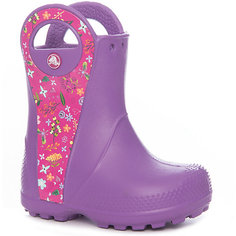 Резиновые сапоги Handle It Graphic Boot K для девочки Crocs